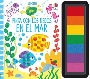 ENTRE LAS OLAS DEL MAR. PINTA CON LOS DEDOS