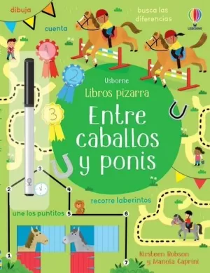 ENTRE CABALLOS Y PONIS LIBROS PIZARRA ENTRE CABALLOS Y PONIS LIBROS PIZARRA