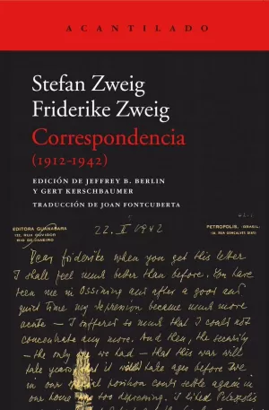 CORRESPONDENCIA (1912-1942) CORRESPONDENCIA (1912-1942)