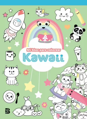 KAWAII MI BLOC PARA COLOREAR