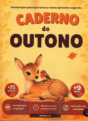 CADERNO DO OUTONO A PARTIR DE 9 ANOS